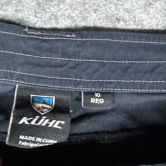 Kuhl Womens Splash Roll-Up Pants 32x32 Charcoal Grey Vintage Patina Dye Size 10 - Picture 2 of 10